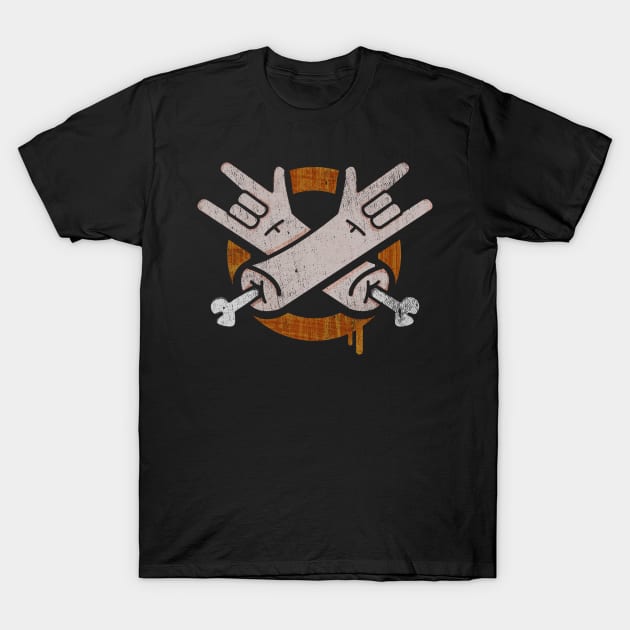 metal horns T-Shirt by manuvila